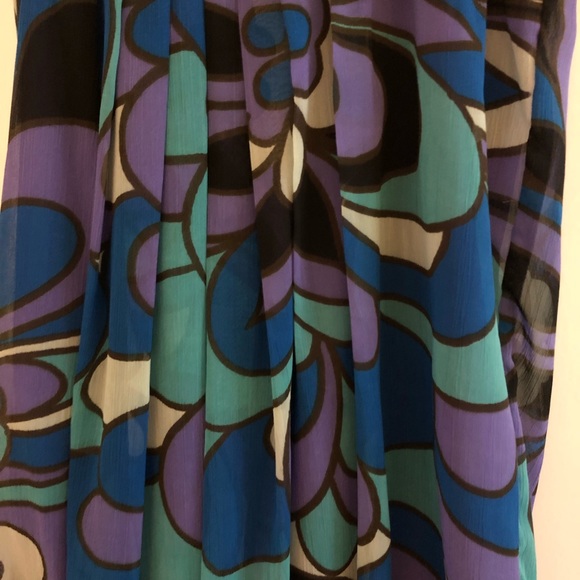 Purple Strapless Dress - Picture 2 of 2